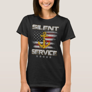 U-Boot Veteran Silent Service Submariner Ame T-Shirt