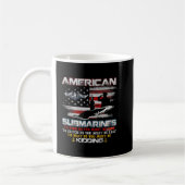 U-Boot-Veteran U-Boot-Fahnen Männer in den USA Kaffeetasse (Links)