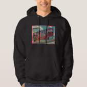 U-Boot-Wyoming für USA Retro-Postkarte Hoodie (Vorderseite)