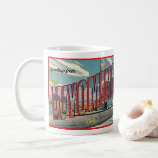 U-Boot-Wyoming für USA Retro-Postkarte Kaffeetasse