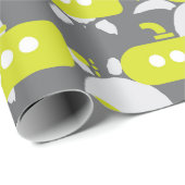U-Boote & Schildkröten Geschenkpapier (Rolleneckpunkt)
