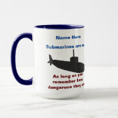 U-Boote sind sicher Tasse (Links)
