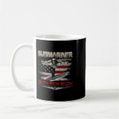 U-Boote sterben von unten Silent Service Patriot Kaffeetasse (Links)