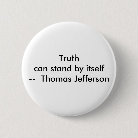 !! U Create Truth kann sich von selbst behaupten Button (Vorderseite)
