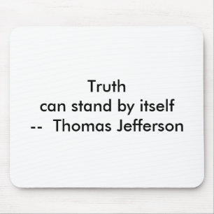 !! U Create Truth kann sich von selbst behaupten Mousepad