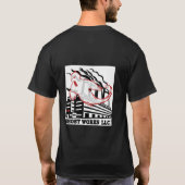 U. das T-Shirt Erzählerlogo Männer (Rückseite)