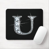 "U" Diamond Bling Mousepad (Mit Mouse)