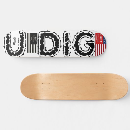U DIG!! JMT 8 1/4" Skateboarddecke Skateboard (Horizontal)
