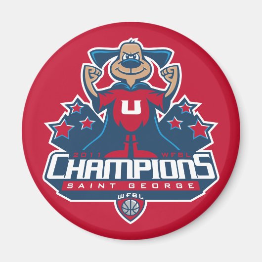 U-Dogs Champs-Magnete Magnet (Vorne)