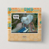 U drückte mein Gesicht ein! Button (Vorderseite)