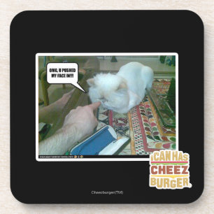 U drückte mein Gesicht ein! Untersetzer