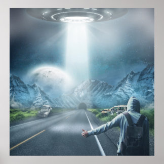 U.F.O. Anhänger Poster