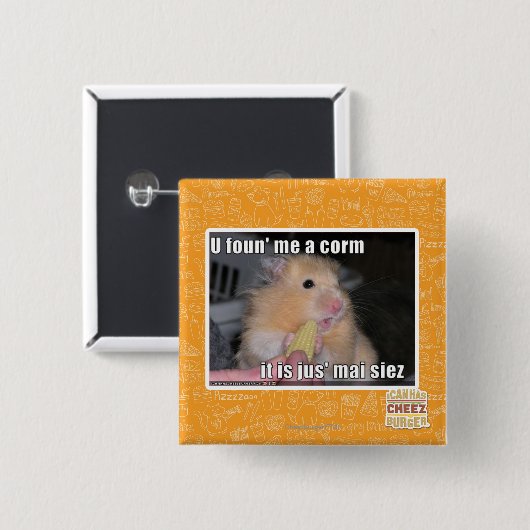 U fand mich ein Mais Button (Vorne & Hinten)