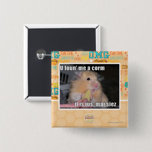 U fand mich ein Mais Button (Vorne & Hinten)