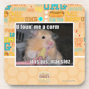 U fand mich ein Mais Getränkeuntersetzer