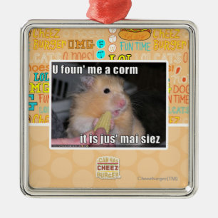 U fand mich ein Mais Ornament Aus Metall