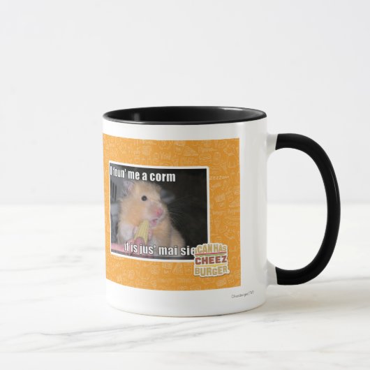 U fand mich ein Mais Tasse (Rechts)