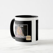 U fand mich ein Mais Tasse (Vorderseite Links)
