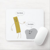 U-Felsen - u-Regel Mousepad (Mit Mouse)