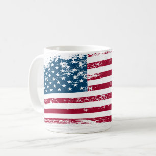U-Flag Patriotische Militärarmee Kaffeetasse