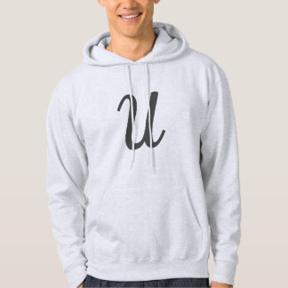 U-förmige Kapuze Hoodie