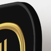 U Gold Initial Pickleball Paddle (Linke Seite)