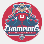 U-Hunde Champs Stickers (Vorderseite)