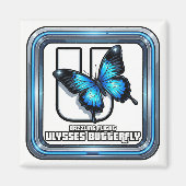 U is for Ulysses Butterfly – GTA Style ABC Learnin Magnet (Vorne)