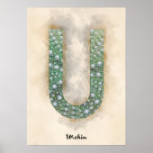 U is For Urchin Poster (Vorne)