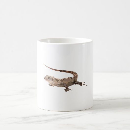 U is for Utilia Spiny Tails Iguana Kaffeetasse (Mittel)