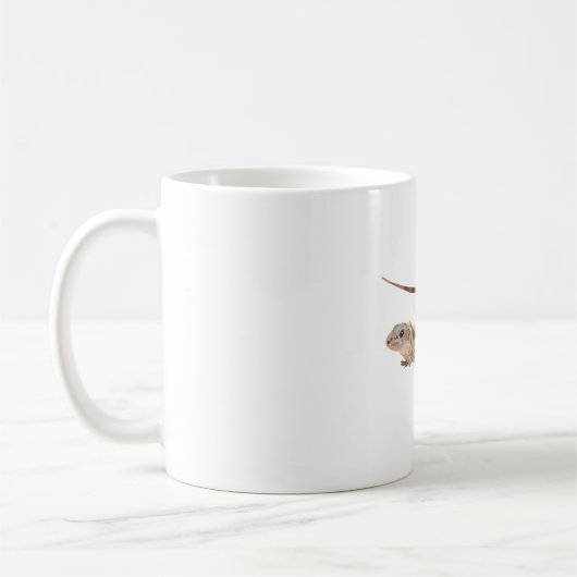 U is for Utilia Spiny Tails Iguana Kaffeetasse (Links)