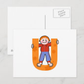 U ist für.... postkarte (Vorne/Hinten)