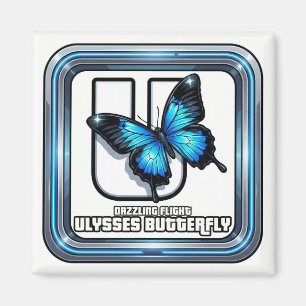 U ist für Ulysses Schmetterling – GTA Style ABC Le Magnet