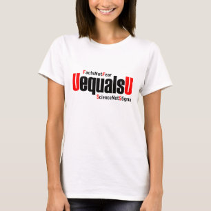 U ist gleich U - HIV nicht nachweisbar - Wissensch T-Shirt