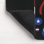 U.K. U. USA-Musiknoten Mousepad (Ecke)