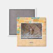 U kann das Bett später machen. Magnet (Vorderseite/Rückseite)