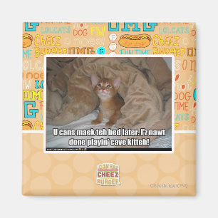 U kann das Bett später machen. Magnet