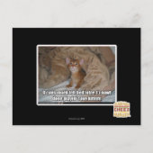 U kann das Bett später machen. Postkarte (Vorderseite)