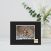 U kann das Bett später machen. Postkarte (Stehend Vorderseite)