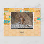 U kann maek das Bett später Postkarte (Vorderseite)