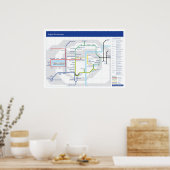 U-Karte Angkor Temple Poster (Küche)