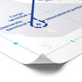 U-Karte Angkor Temple Poster (Ecke)