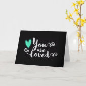 **U LIEGT VOR UND STETS VON MIR** KARTE (Gelbe Blume)