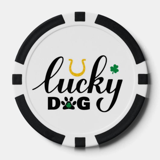 U Lucky Dog Poker Chip (Vorderseite)