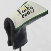 U Lucky Dog Putter Golf Headcover (3/4 Vorderseite)