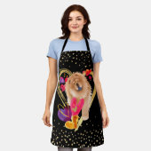 U MACHEN MEIN HERZ GEHEN BLUT - Chow Schürze (Getragen)