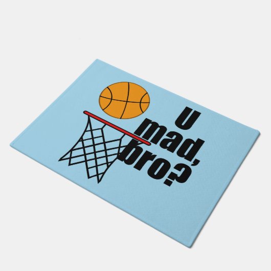 U Mad Bro? Fußmatte (Schrägansicht)