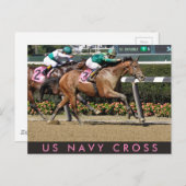 U-Marine Cross Postkarte (Vorne/Hinten)