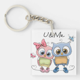 U & Me Best Friends Owl Keychain - Sweet Woodland  Schlüsselanhänger
