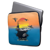 U. Militär | 13 Zoll Laptopschutzhülle (Vorderseite Links)